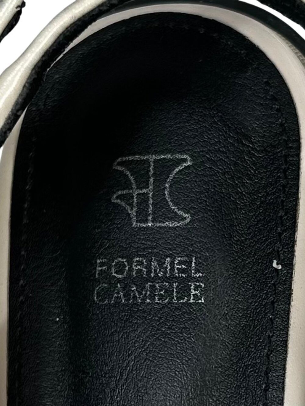 Formel Camele Cream Leather Open Toe Ankle Strap Sandals Size 5.5 - Picture 10 of 12